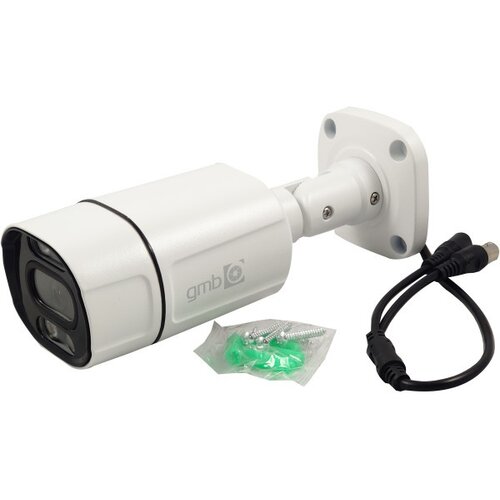 Gembird CAM-AHD5MP-HAU60W GMB BULLET kamera 5mpix 4 In1, AHD/TVI/CVI/CVBS,3.6mm FULL COLOR 20M 3.6mm Slike