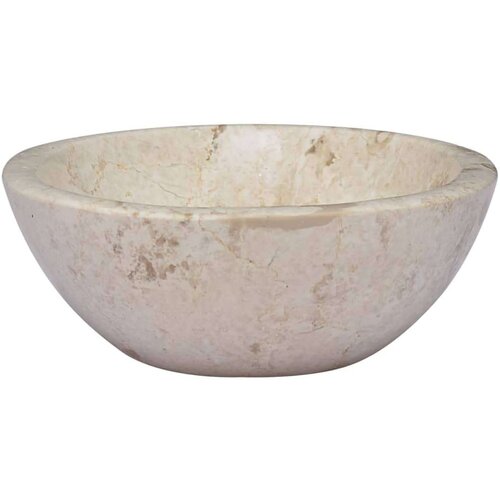 VidaXL Umivaonik krem 53 x 40 x 15 cm mramorni Slike