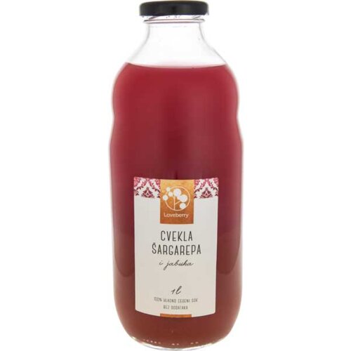 Nepoznato Voćni sok LOVEBERRY cvekla šargarepa jabuka 1l Cene