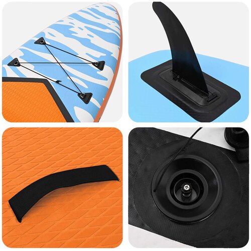  Naduvavanje Stand Up Paddle Board TRITON 305 x 76 x 15 cm Plava Slike