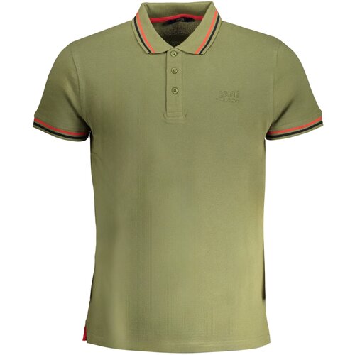 Cavalli Class MEN&#39;S GREEN SHORT SLEEVED POLO SHIRT Cene