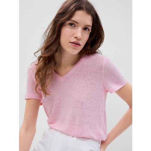 GAP T-shirt with linen - Women Cijene