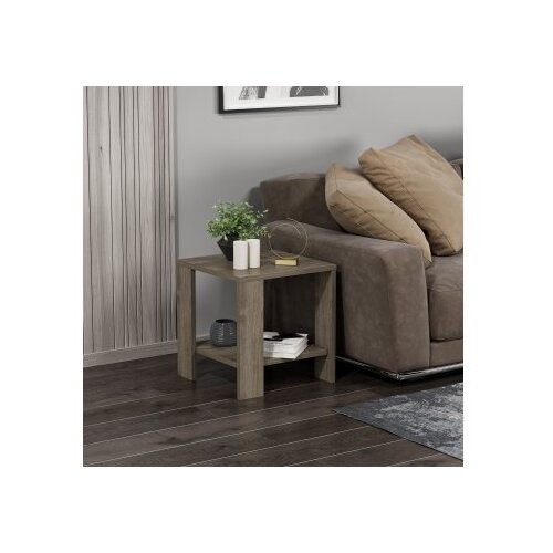 Hanah home midi yan - walnut walnut side table Cene