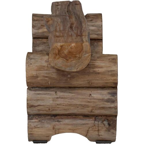  Klupa Prirodna 115 x 30 x 34 cm Čvrsto teak drvo Slike