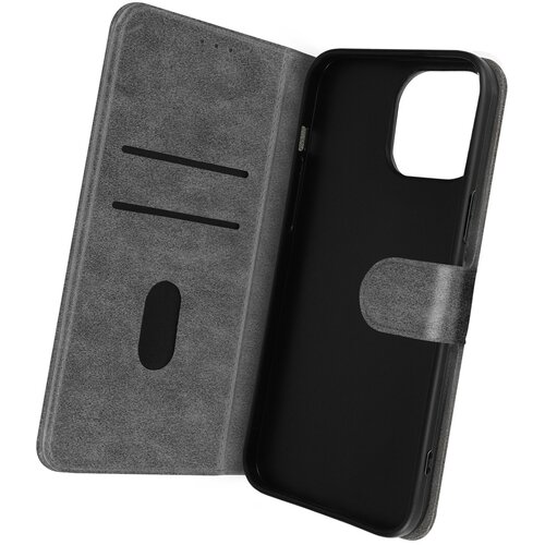 AVIZAR Folio Case iPhone 14 Pro Max z držalom za kartico - siva, (20616681) Slike