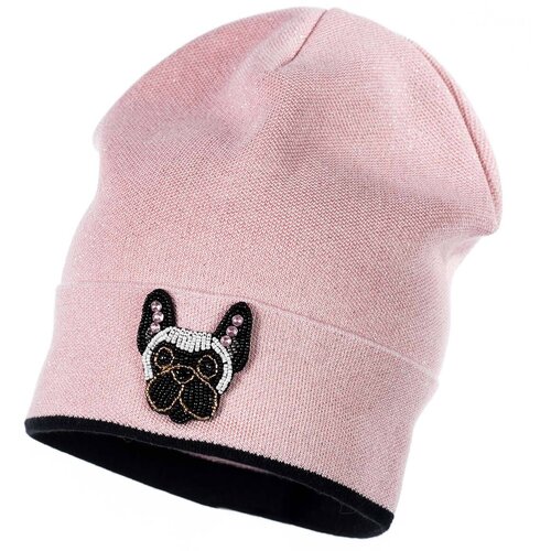 Jamiks otroška zimska kapica morena dusty pink Cene