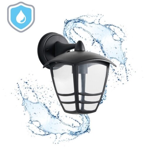  Spoljno zidno svetlo TEVIO KD 1xE27/60W/230V IP54 crna Slike