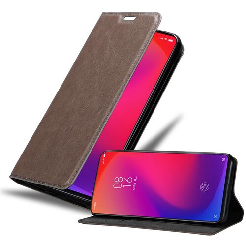 Cadorabo Xiaomi Mi 9T/Mi 9T PRO/RedMi K20/RedMi K20 PRO v kavovinsko rdeča - Za&scaron;čitni ovitek z magnetnim zapiranjem, stoječo funkcijo in režo za karti, (20549848) Cene
