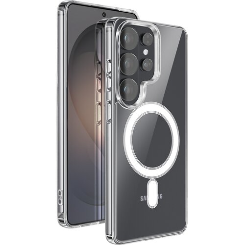 AVIZAR Ovitek za Galaxy S26 Ultra magnetni Qi2 združljiv z MagSafe, Prozorno, (5000189392) Cene