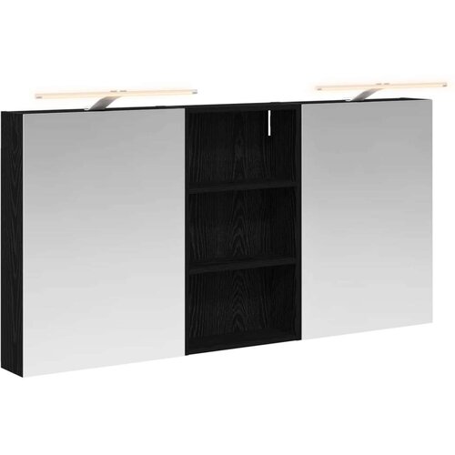  Komplet omaric za kopalnico s polico 3 pcs 140 x 14,5 x 70 cm, (5000245244) Cene