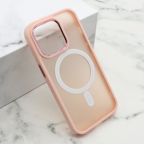 Maska silky magsafe za iphone 14 pro (6.1) pink Slike