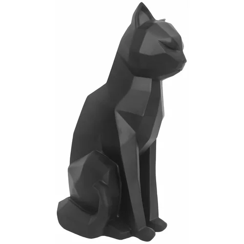 PT LIVING Mat črna Origami Cat, višina 29,5 cm