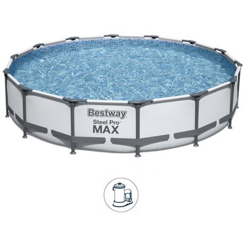 Bestway Steel Pro Max bazen 427x84 cm sa pumpom – porodični bazen sa čeličnim ramom Cene