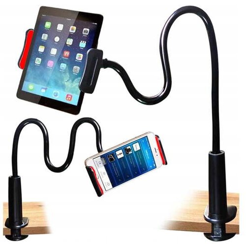 Malatec gibljiv nosilec za tablico ali telefon 75cm črn 00014130 Slike