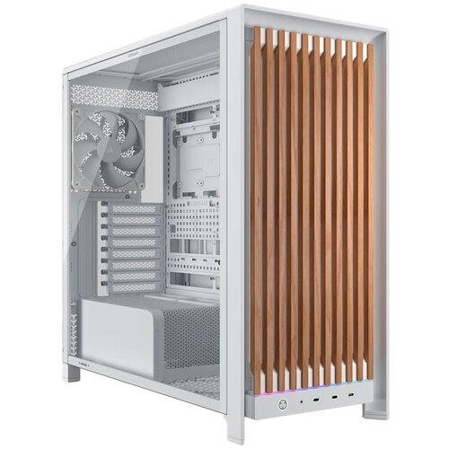 Corsair FRAME 5000D WOOD RS Midi Tower Walnut, White Cijene