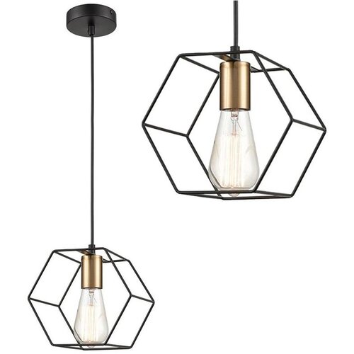 Toolight lampa viseća APP1131-1CP black/gold Cene