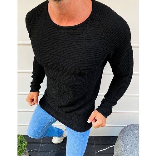 DStreet Sweter męski wkładany przez głowę czarny Cene