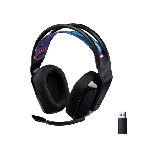 Logitech slu&amp;scaron;alke G535 lightspeed wireless gaming, črne Slike