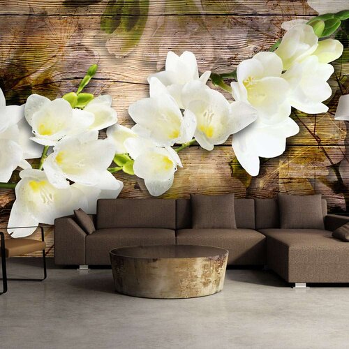 Tapeta - Freesia on Wood 150x105 Slike