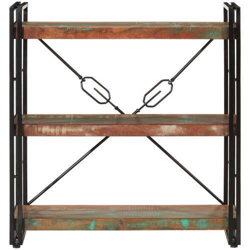 Maison Chic Knjižna omara - Knjižni regal 3-nadstropna 77x30x80cm trden predelan les železo, (21726310) Cene