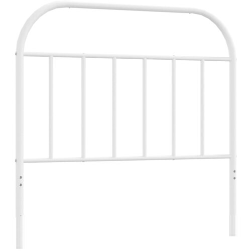Maison Chic kovinsko posteljno vzglavje - vzglavna omarica - nočna omarica belo 100 cm, (21704981) Cene