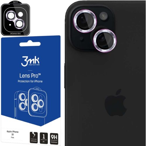 3mk ZA&amp;Scaron;ČITA ZA LEČE PRO PINK ZA APPLE IPHONE 15 KALJENO STEKLO, (21976452) Slike