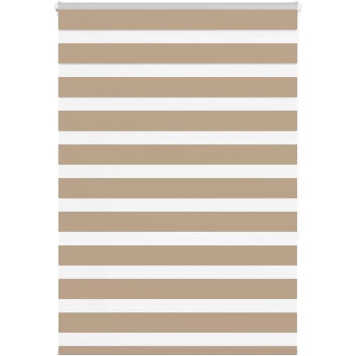 vidaXL Zebra senčilo peščeno rjava 95x150 cm tkanina širina 90,9 cm Cene