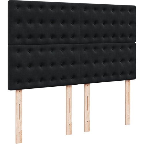 Krevet s oprugama i madracem crni 140 x 190 cm bar&amp;scaron;unasti Slike