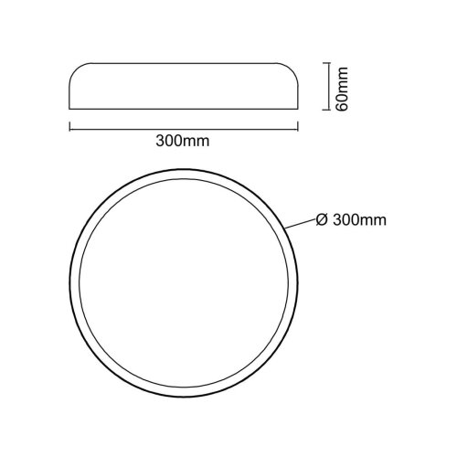Open Design OR85969-LED Plafonsko svetlo CEDRONE LED/25W/230V CCT, prečnik 30 cm, bež Slike