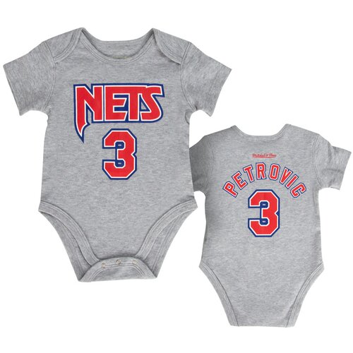Mitchell And Ness Dražen Petrović 3 New Jersey Nets Mitchell & Ness bodi za bebe Cene