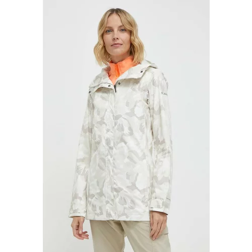 Columbia Kišna jakna Splash A Little II Jacket za žene, boja: bijela, za prijelazno razdoblje