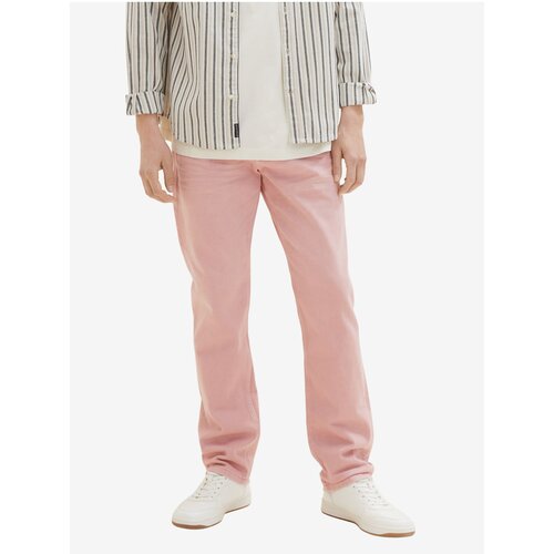 Tom Tailor Light Pink Mens Straight Fit Jeans - Men Cene