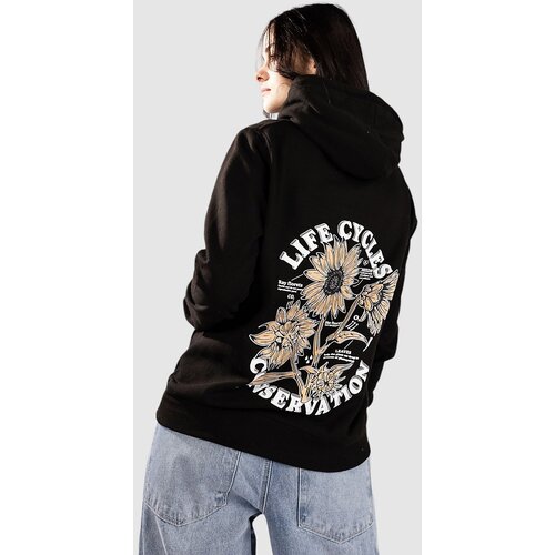 Dravus Life Cycles Pulover s kapuco black Slike