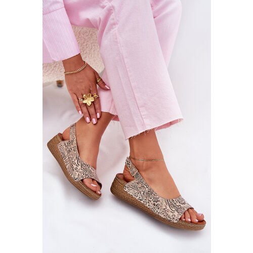 Maciejka Leather Women&amp;#039;s Wedge Sandals Slike