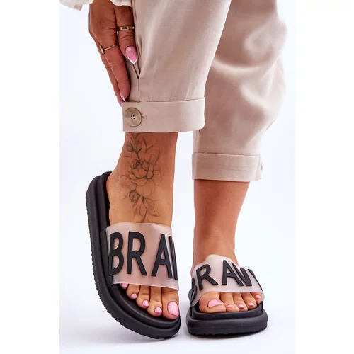 Kesi Women's slippers on the Black Brave platform