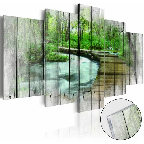  Slika na akrilnom staklu - Forest of Secrets [Glass] 100x50