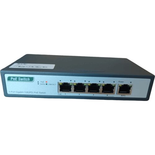 ExeLink SG1005TP(PD) neupravljivi switch 4x10/100/1000 base-t(poe/poe+) 1x10/100/1000 base-t(pd) porta Cene