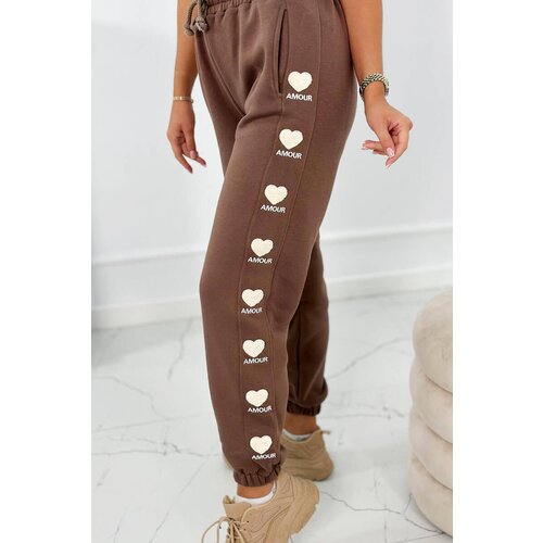 Kesi Cotton Amour mocca pants Cijene