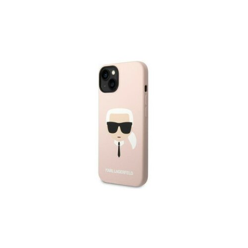 Karl Lagerfeld futrola za iPhone 14 pink karl head ( GSM167628 ) Slike