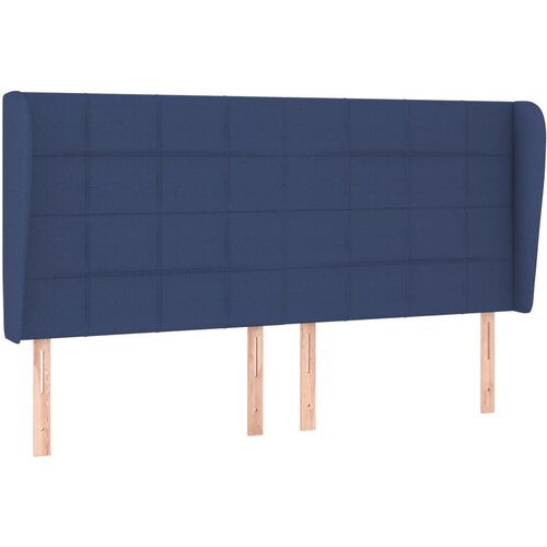 Maison Chic vzglavna omarica - nočna omarica - posteljna omarica z u&amp;scaron;esi modro 203x23x118/128 cm blago, (21708038) Slike