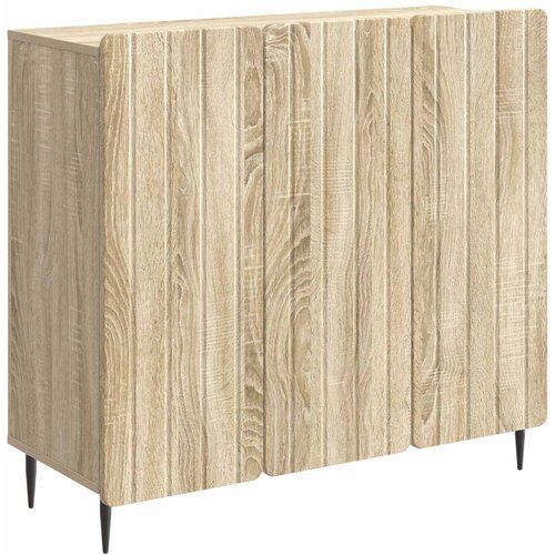 vidaXL Strani šal Sonoma hrast 89 x 34,5 x 82 cm Inženirski les, (5000217214) Cene
