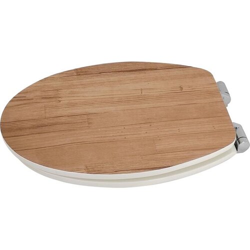 Sanotechnik WC deska s počasnim zapiranjem Wooden Line Natur, videz naravnega lesa Cene