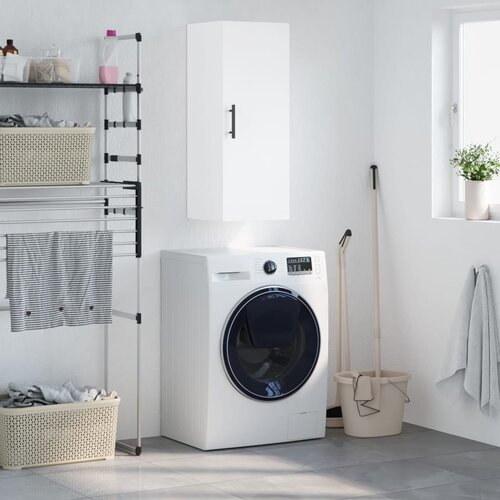 The Living Store Stenska omarica bela 34,5x34x90 cm - Stenska Omarica, (21430406) Slike