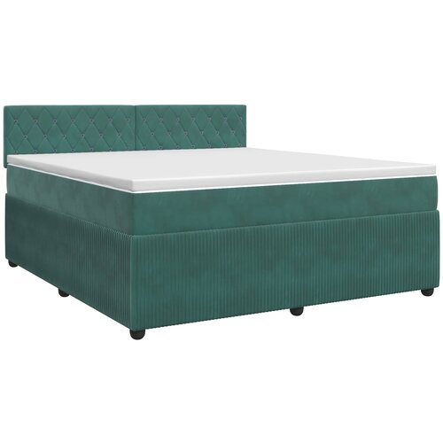  Boxspring krevet s madracem Tamnozelena 180 x 200 cm Bar&amp;scaron;un Slike