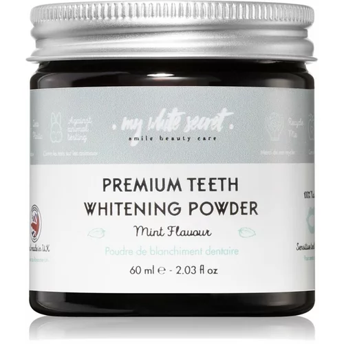 My White Secret Whitening Powder puder za beljenje zob za občutljive zobe 60 ml