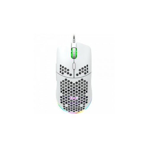 Canyon Puncher GM-11, Gaming Mouse with 7 programmable buttons, Pixart 3519 optical sensor, 4 levels of DPI and up to 4200, 5 million times key life, 1.65m Ultraweave cable, UPE feet and colorful RGB lights, White, size:128.5x67x37.5mm, 105g Cijene