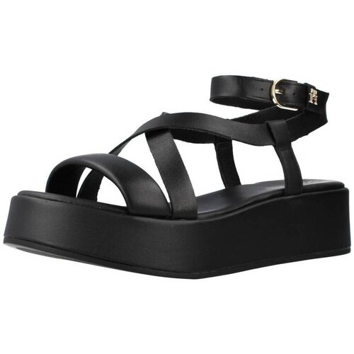 Tommy Hilfiger Sandali &amp;amp; Odprti čevlji NEW FLATFORM STRAP Črna Slike