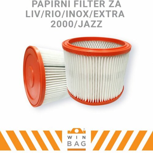 Liv filter za Rio/Inox/Jazz/Aguafilter1500 usisivače - papirni WBHF931 Slike