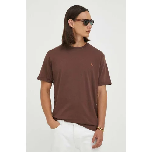 Les Deux Pamučna majica boja: smeđa, glatki model