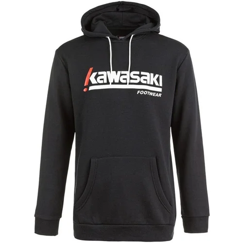 Kawasaki Killa Unisex Hooded Sweatshirt K202153 1001 Black Crna